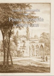 Pisma literackie i estetyczne, Izabela Czartoryska