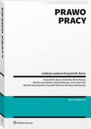 Prawo pracy, Monika Tomaszewska, Krzysztof Walczak, Mirosaw Wodarczyk, Monika Lewandowicz-Machnikowska, Iwona Sierocka, Krzysztof Wojciech Baran, Dominika Drre-Kolasa