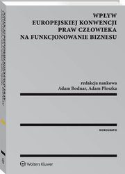 Wpyw Europejskiej Konwencji Praw Czowieka na funkcjonowanie biznesu, Hanna Machiska, Leszek Garlicki, Krystyna Kowalik-Baczyk, Katarzyna Gonera, Robert Krasnodbski, Krzysztof miszek, Pawe Wajda, Adam Bodnar, Maciej Bernatt, Artur Nowacki, Ireneusz C. Kamiski, Zuzanna Warso, Adam Ploszka, Marcin Szwed, Piotr M. Szelen