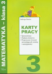 ksiazka tytu: Karty pracy Matematyka 3 autor: Jadwiga Stasica