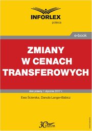 Zmiany w cenach transferowych, Ewa cierska, Danuta Langer-Babicz