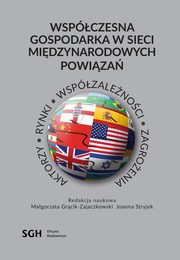 Wspczesna gospodarka w sieci midzynarodowych powiza. Aktorzy, rynki, wspzaleno, zagroenia, 