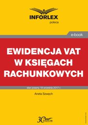 Ewidencja VAT w ksigach rachunkowych, Aneta Szwch