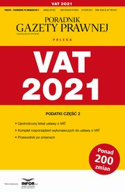 Vat 2021 Podatki Cz 2, Praca zbiorowa