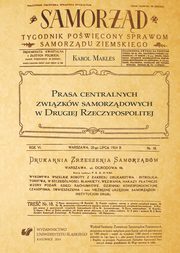 Prasa centralnych zwizkw samorzdowych w Drugiej Rzeczypospolitej, Karol Makles