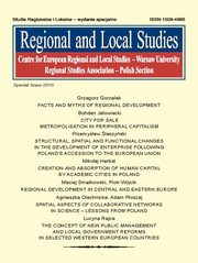 ksiazka tytu: Regional and Local Studies, special issue 2010 autor: 