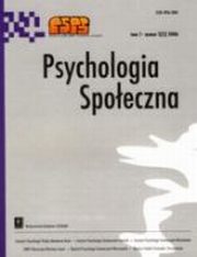 ksiazka tytu: Psychologia Spoeczna nr 2(4)/2007 autor: 