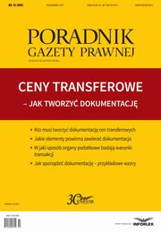Ceny transferowe Jak twotrzy dokumentacj, Infor Pl