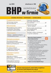 ?BHP w firmie? maj 2023, Praca zbiorowa