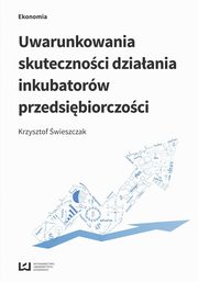 Uwarunkowania skutecznoci dziaania inkubatorw przedsibiorczoci, Krzysztof wieszczak