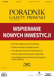 Wspieranie nowych inwestycji, Praca zbiorowa