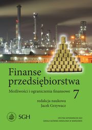Finanse przedsibiorstwa 7. Moliwoci i ograniczenia finansowe, 