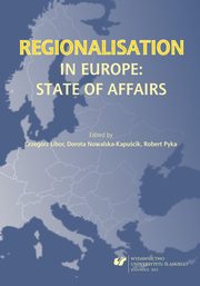 ksiazka tytu: Regionalisation in Europe: The State of Affairs - 02 A Spectrum of Regionalism in Scotland ? History, Experience and Innovation? autor: 