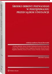 rodki obrony pozwanego w postpowaniu przed sdem I instancji, Joanna May, Ireneusz Wolwiak, Maciej Rzewuski, Joanna Derlatka, Andrzej Ola, Magdalena Skibiska, Magdalena Rzewuska, Aleksandra Partyk, Arkadiusz Bieliski, Bartomiej Kowalczyk, Bartosz Trocha, Andrzej Zielony