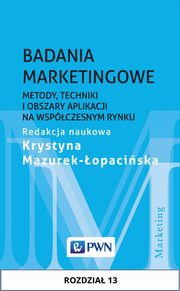 ksiazka tytu: Badania marketingowe. Rozdzia 13 autor: 