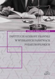Instytucje ochrony prawnej w wybranych pastwach pozaeuropejskich, Izabela Malinowska