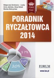 Poradnik ryczatowca 2014, Magorzata Borkiewicz-Liszka, Anna Jeleska, Alicja Bobak, Monika Beliczyska