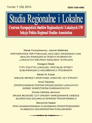 ksiazka tytu: Studia Regionalne i Lokalne nr 1(39)/2010 autor: 