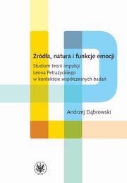 rda, natura i funkcje emocji, Andrzej Dbrowski