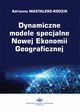 Dynamiczne modele specjalne Nowej Ekonomii Geograficznej, Adrianna Mastalerz-Kodzis