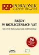 Bdy w rozliczeniach VAT, Magorzata Breda, Krzysztof Burzyski
