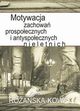 Motywacja zachowa prospoecznych i antyspoecznych nieletnich, Joanna Raska-Kowal