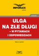 Ulga na ze dugi ? w pytaniach i odpowiedziach, Marcin Jasiski