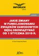 Jakie zmiany w funkcjonowaniu zwizkw zawodowych bd obowizywa od 1 stycznia 2019 r., Ewa Podgrska-Rakiel