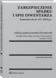 Zabezpieczenie spadku i spis inwentarza. Komentarz do art. 627-639 k.p.c., Jarosaw Urban, Monika Dziewulska, Jarosaw wieczkowski