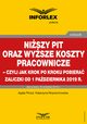 Niszy PIT oraz wysze koszty pracownicze ? czyli jak krok po kroku pobiera zaliczki od 1 padziernika 2019 r., Agata Pinzu, Katarzyna Wojciechowska