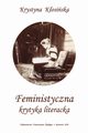 Feministyczna krytyka literacka, Krystyna Kosiska