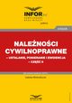 Nalenoci cywilnoprawne ? ustalanie, pobieranie i ewidencja ? cz II, Izabela Motowilczuk