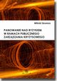 Panowanie nad ryzykiem w ramach publicznego zarzdzania kryzysowego, Witold Skomra