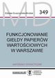 Funkcjonowanie Giedy Papierw Wartociowych w Warszawie, Elbieta Gruszczyska-Brobar