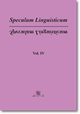 Speculum Linguisticum Vol. 4, Jan Wawrzyczyk