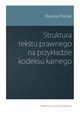 Struktura tekstu prawnego na przykadzie kodeksu karnego, Marzena Przetak