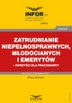 Zatrudnianie niepenosprawnych, modocianych i emerytw korzyci dla pracodawcy, Praca zbiorowa