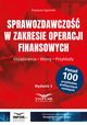 Sprawozdawczo w zakresie operacji finansowych, Krystyna Gsiorek