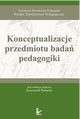 Konceptualizacje przedmiotu bada pedagogiki, Krzysztof Rubacha