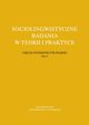 Socjolingwistyczne badania w teorii i praktyce Ujcie interdyscyplinarne. Tom 5, 