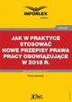 Jak w praktyce stosowa nowe przepisy prawa pracy obowizujce w 2018 r., Infor Pl