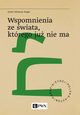 Wspomnienia ze wiata, ktrego ju nie ma, Izrael Jehoszua Singer