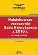 Najciekawsze orzeczenia Sdu Najwyszego z 2018 r. z komentarzem, Aneta Oldzka