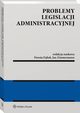 Problemy legislacji administracyjnej, Dorota Dbek, Jan Zimmermann