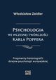 Psychologia we wczesnej twrczoci Karla Poppera, Wodzisaw Zeidler
