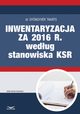 Inwentaryzacja za 2016 r. wedug stanowiska KSR, Gyongyver Takats