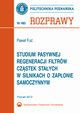 Studium pasywnej regeneracji filtrw czstek staych w silnikach o zaponie samoczynnym, Pawe Fu