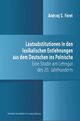 Lautsubstitutionen in den lexikalischen Entlehnungen aus dem Deutschen ins Polnische, Andrzej S. Feret