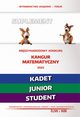 Matematyka z wesoym kangurem - Suplement 2023 (Kadet/Junior/Student), 