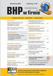 ?BHP w firmie? kwiecie/maj 2023, Praca Zbiorowa